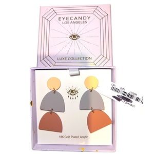 Eye Candy Los Angeles Earring Drop Acrylic NWT
